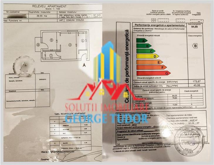 Apartament cu 2 camere semidecomandat, mobilat în Chiajna