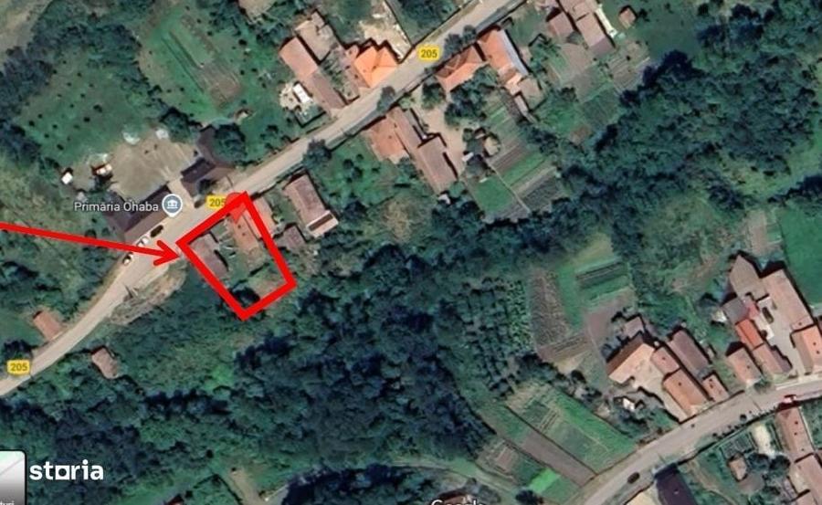 Casă cu 2 camere cu Teren 871 Mp în Central