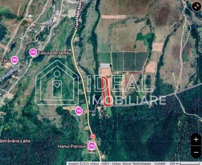 Teren agricol extravilan de 6500 mp, în Cârțișoara