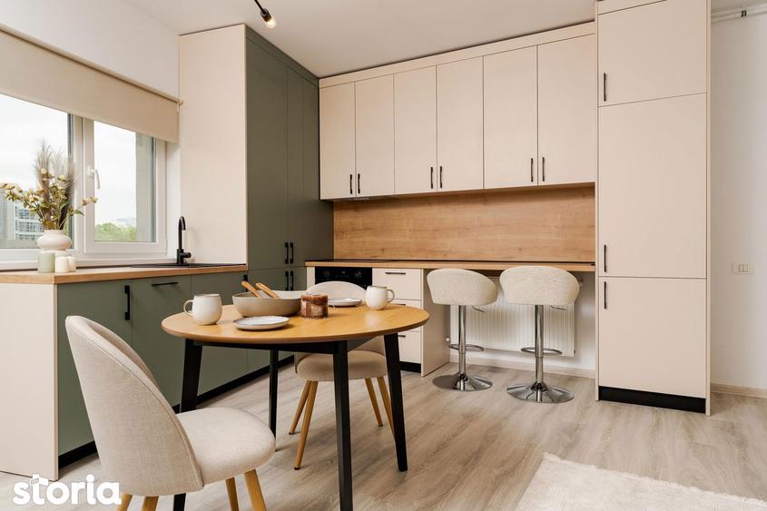 Apartament cu 2 camere, mobilat în Tineretului