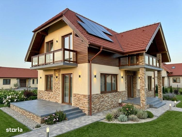 Casa Semifinisata 4 Camere, 2 Bai 190 mp Sangeorgiu MS, 650mp teren - 1