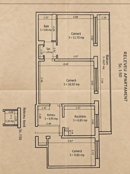 Apartament cu 3 camere în Rogerius