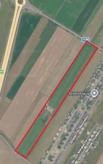 Teren de 1090 mp, în Cristian