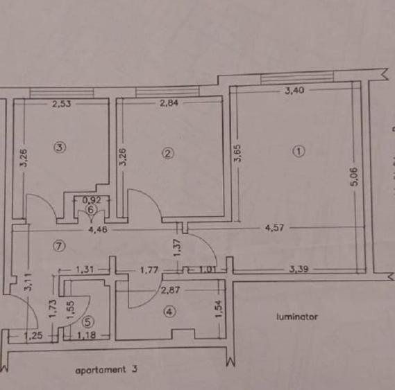 Apartament cu 2 camere decomandat în Inel II