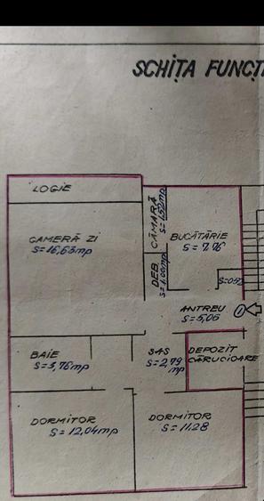 Apartament cu 3 camere decomandat în Mănăștur