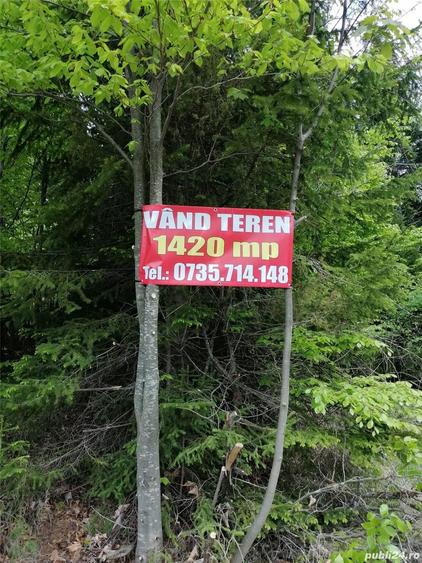 Teren de 1420 mp, în Calea Moroieni