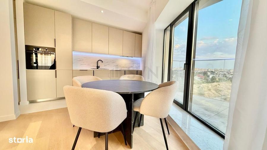 Apartament cu 3 camere decomandat, mobilat în Barbu Văcărescu