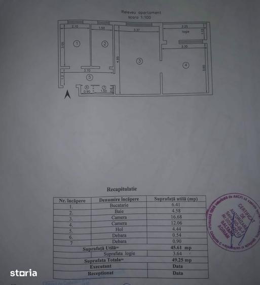 Apartament cu 2 camere în Primăverii