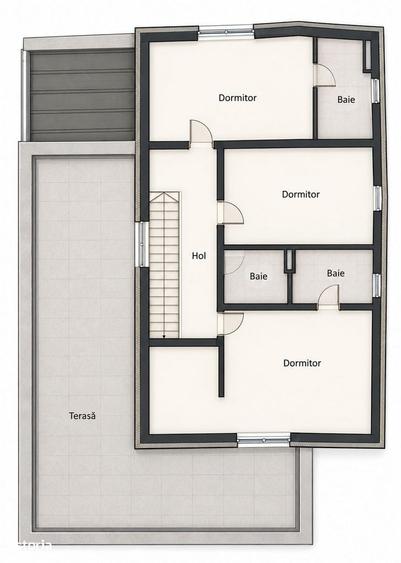 Casa individuala 6 camere, 5 bai, terasa la etaj, curte, P+ET+POD - 19