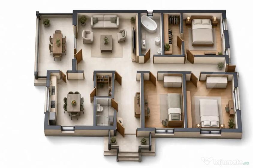 Casa individuala, 119 mp, teren 650 mp, zona Ivanesti - 4