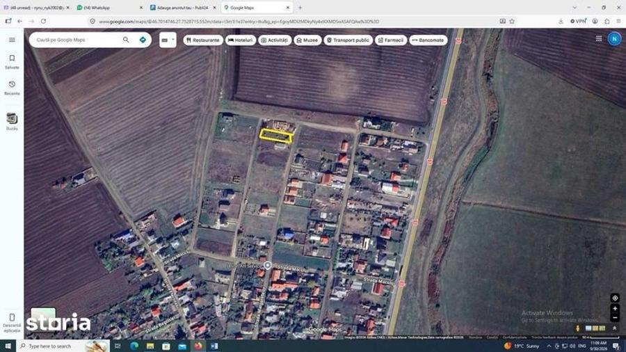 vand teren intravilan satu nou/munteni de sus- urgent - 1