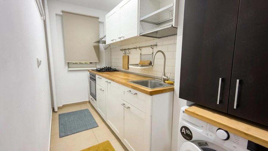 Apartament cu 2 camere semidecomandat, mobilat în Titulescu