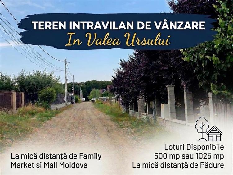 Teren Construcții intravilan de 1025 mp, în Miroslava