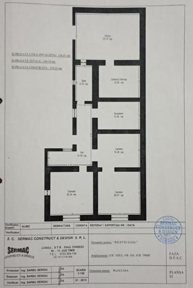 Casa, sat Gelu, 3 cam, 108mp util, teren 1906–3004 mp, com=0% - 9