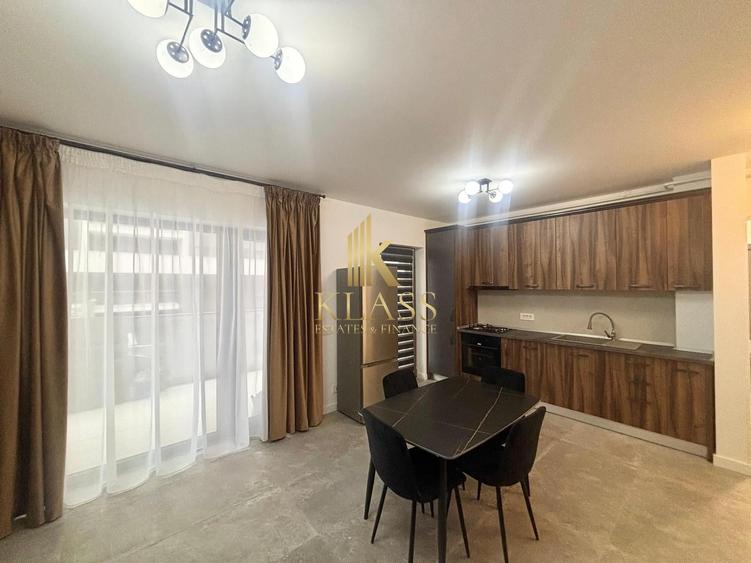 Apartament cu 2 camere semidecomandat, mobilat în Pipera
