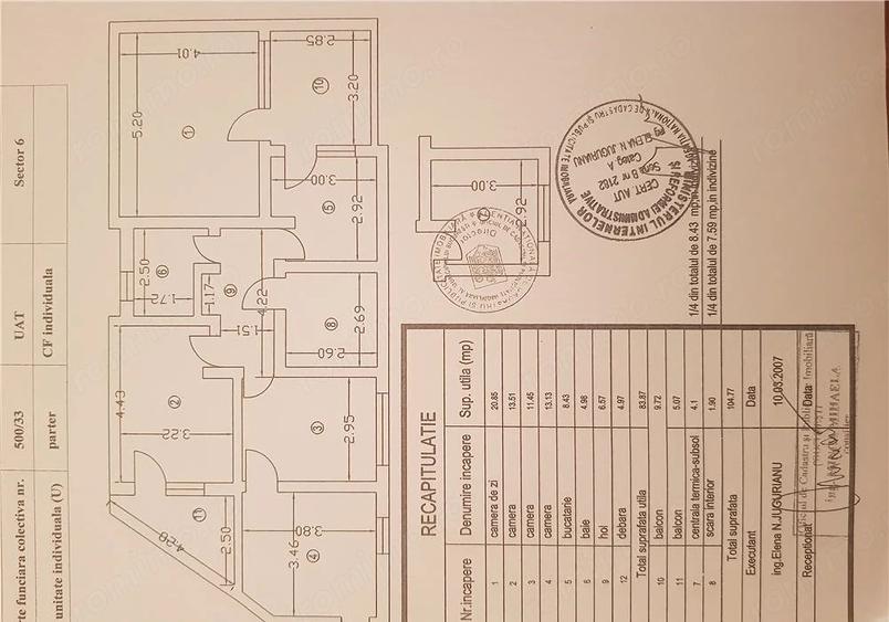 Apartament cu 4 camere semidecomandat, mobilat în Grozăvești