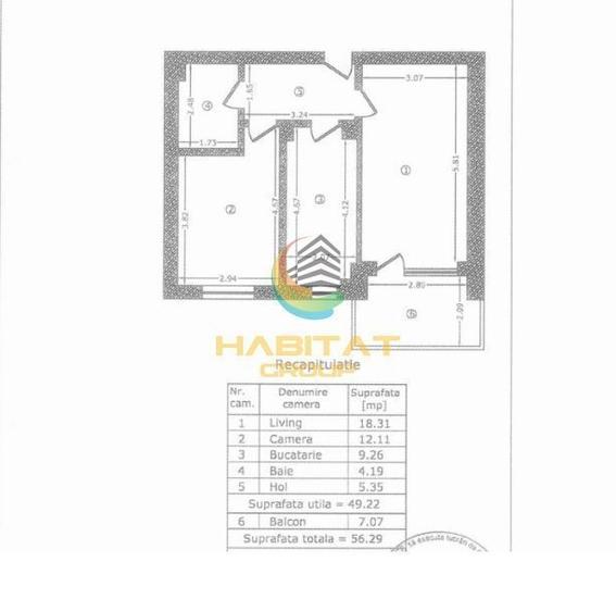 Apartament 2 Camere Decomandat Sector 4 Grand Arena 56 Mp - 6