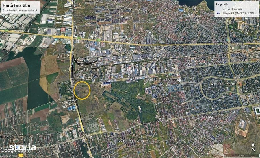 Teren de 43000 mp, în Drumul Taberei