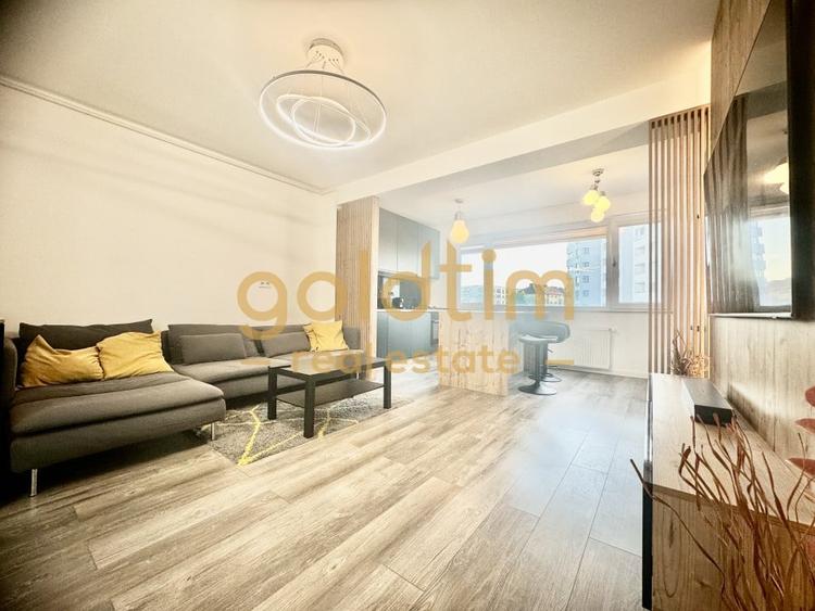 Apartament cu 2 camere semidecomandat, mobilat în Pipera