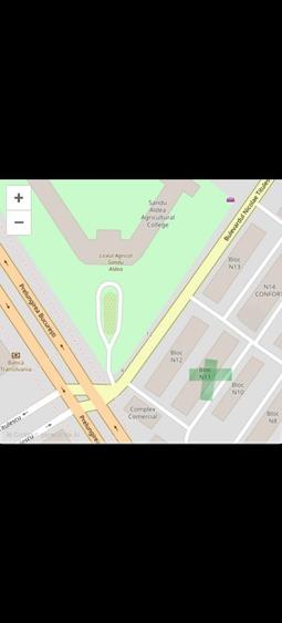 Apartament cu 3 camere semidecomandat în Central