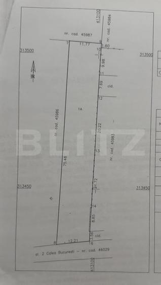 Teren Construcții intravilan de 890 mp, în Pielești