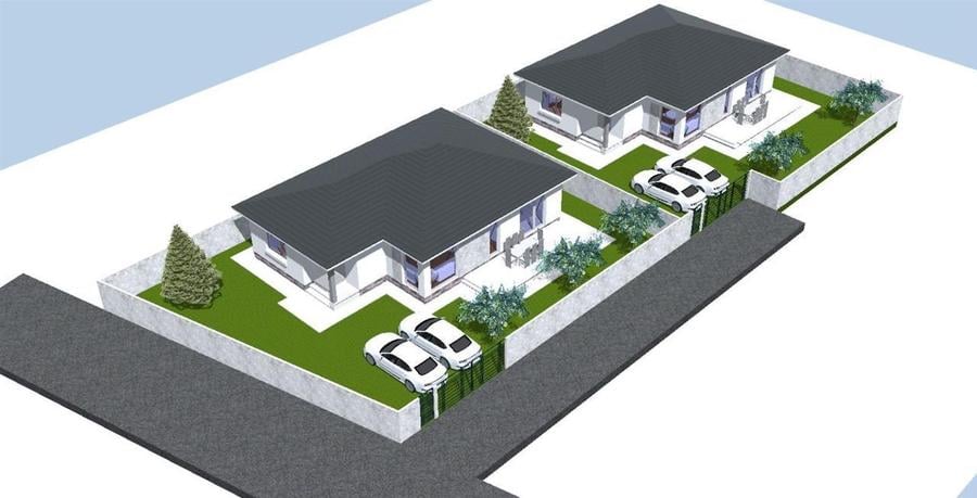 Casă individuală cu 4 camere cu Teren 450 Mp în Domnești