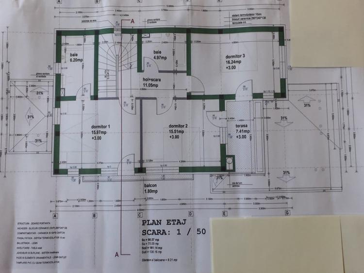 Casă individuală cu 4 camere cu Piscina în Găgeni