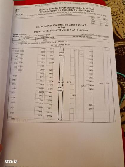 Teren de 1500 mp, în Fundulea