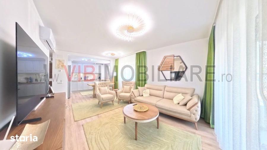 Apartament cu 3 camere semidecomandat, mobilat în Ghencea