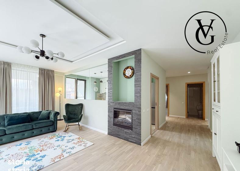 Apartament cu 4 camere semidecomandat în Pipera