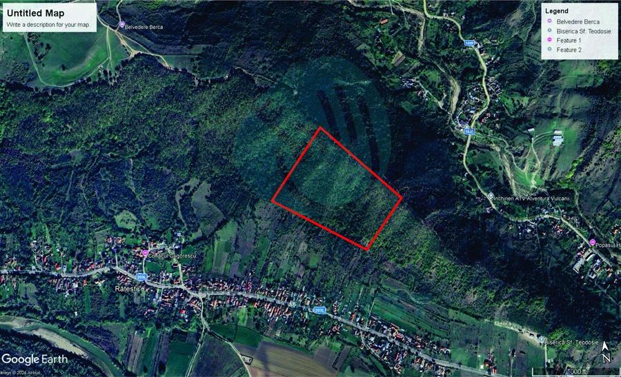 Teren extravilan de 100000 mp, în Berca