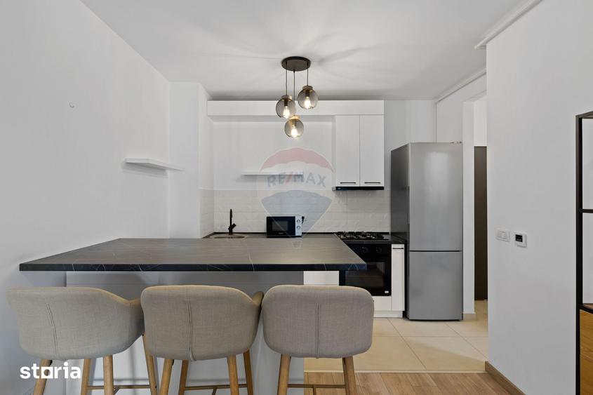 Apartament cu 2 camere, mobilat în Șega
