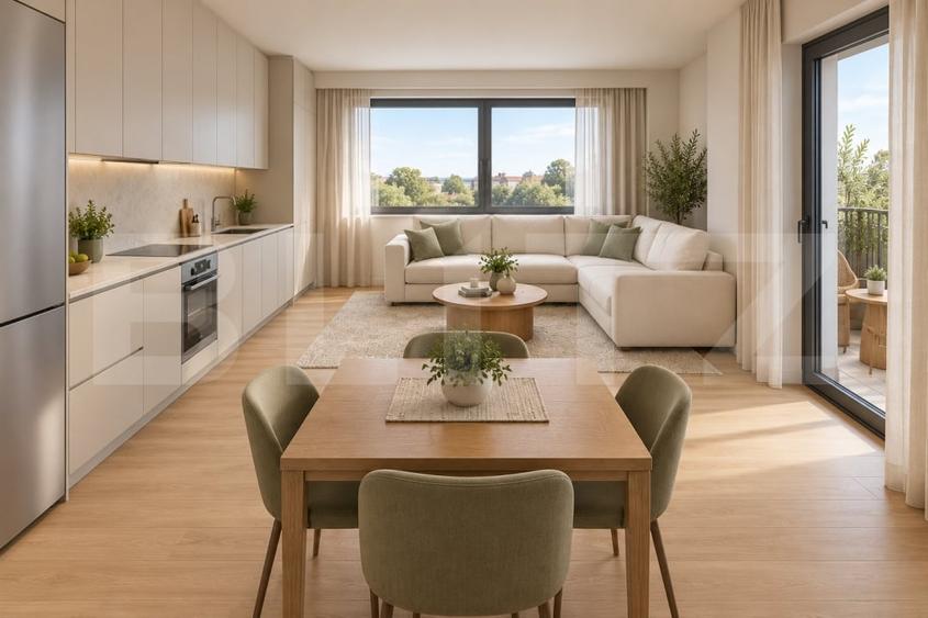 Apartament cu 3 camere decomandat în Calea Moldovei