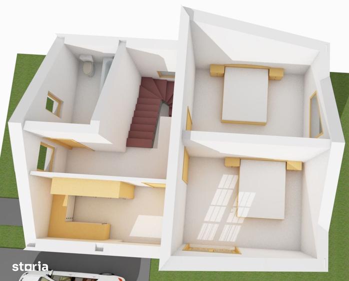 Casă cu 3 camere cu Teren 500 Mp în Letea Veche