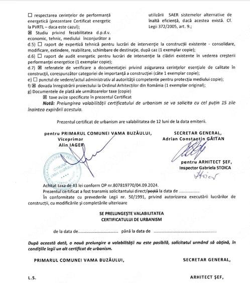 Teren de 1808 mp, în Buzăiel