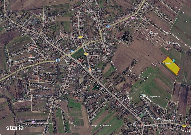 Spațiu comercial, în Săbăreni