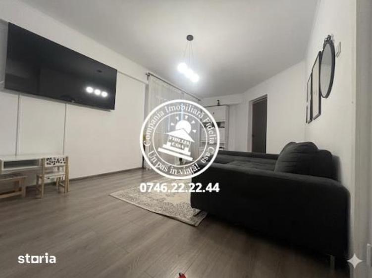 Apartament cu 2 camere decomandat, mobilat în Frumoasa