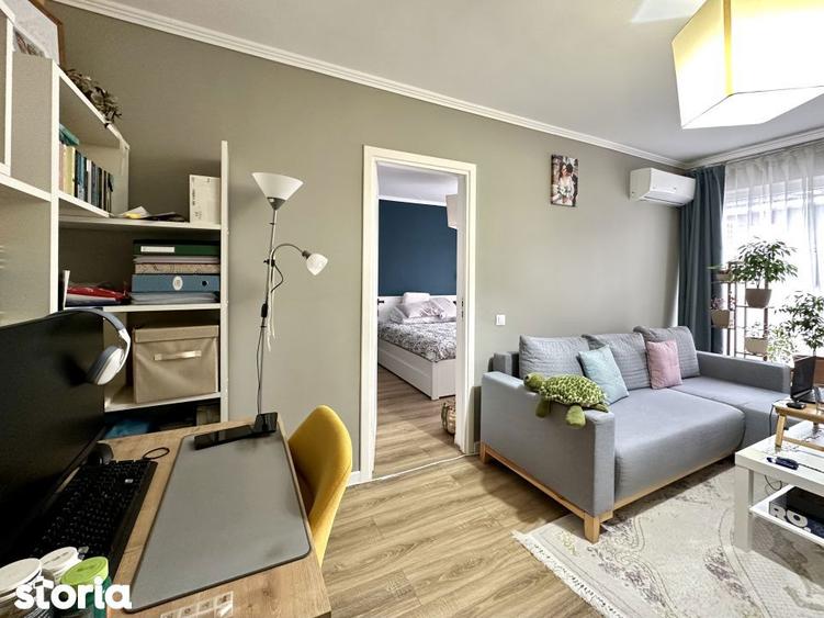 Apartament cu 2 camere semidecomandat, mobilat în Bună Ziua