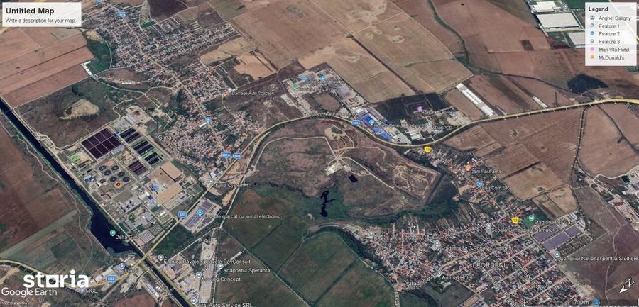 Teren de 25000 mp, în Glina