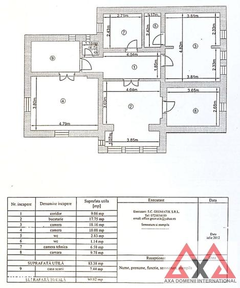 Casă cu 6 camere decomandat cu Teren 538 Mp în Baba Novac