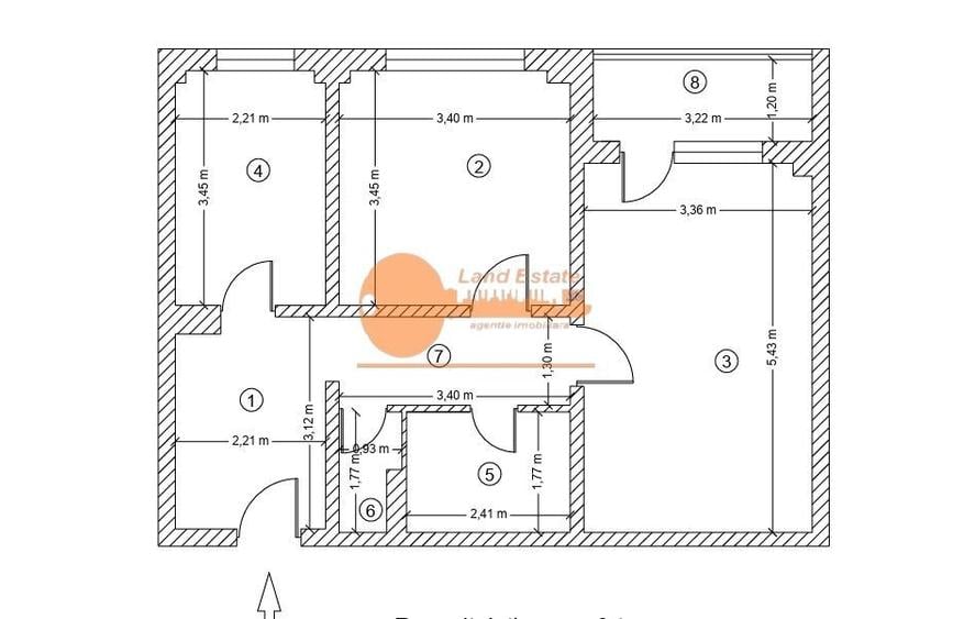 Apartament cu 2 camere decomandat în Gorjului