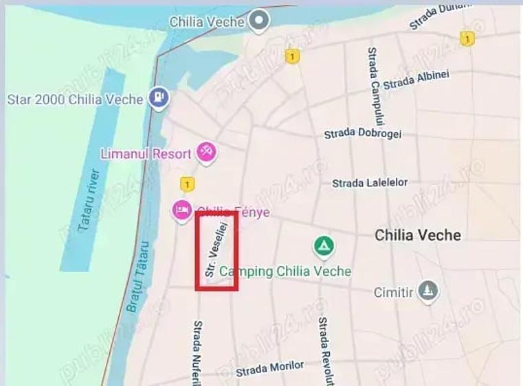 Casă cu 3 camere în Chilia Veche