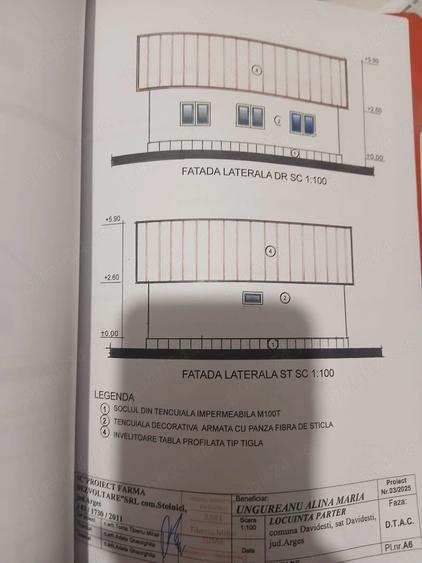 Teren de 858 mp, în Davidești