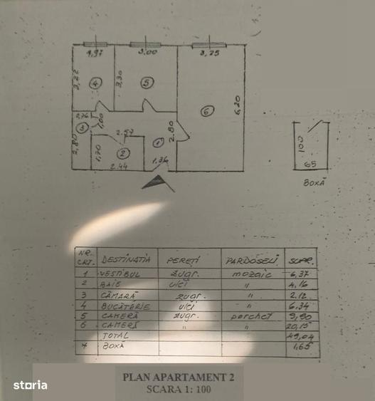 Apartament cu 2 camere în Kogălniceanu