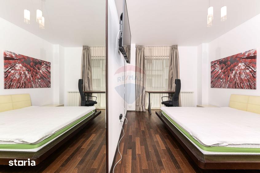 4 camere, semineu, piscina interioara, sauna. sala de sport, parcare - 12