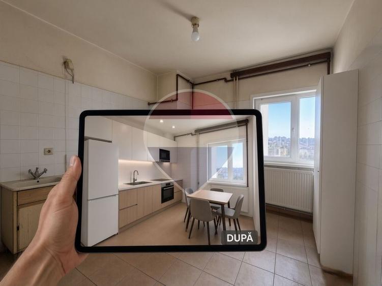 Apartament cu 3 camere decomandat în Trocadero