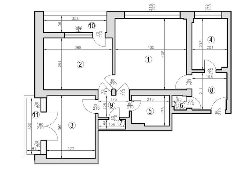Apartament cu 3 camere în Gara de Nord