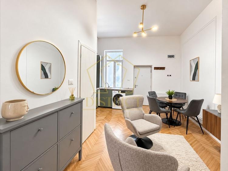 Apartament cu 2 camere nedecomandat, mobilat în Iosefin