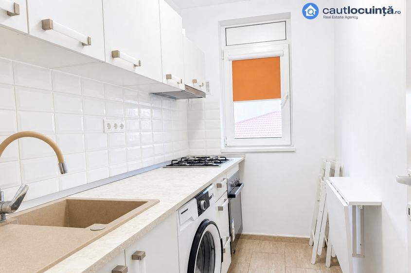 Apartament cu 2 camere semidecomandat, mobilat în Grivița