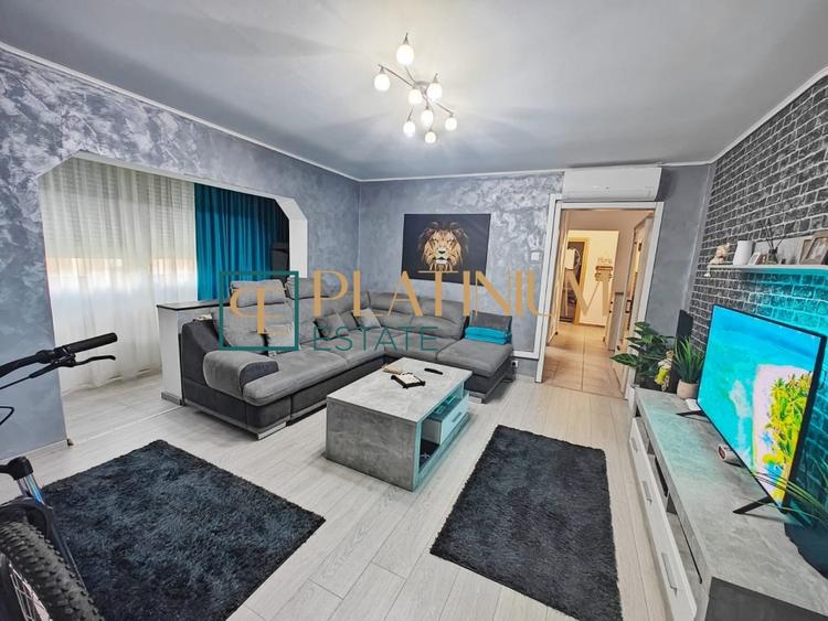 Apartament cu 3 camere semidecomandat, mobilat în Aradului